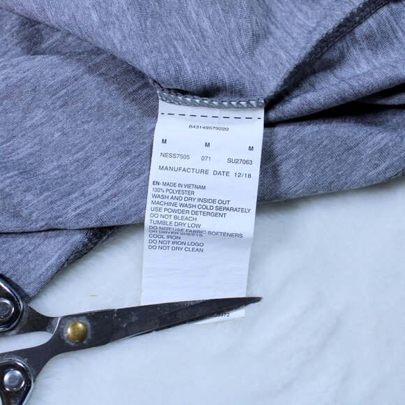 Nike Dri-Fit T-shirt Men's Medium Gray Short Sleeve Activewear UPF40+ - Picture 7 of 10